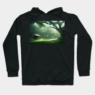 Ancient wooden house cute design Hoodie